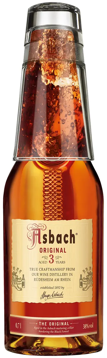 Asbach - 3yo With Glass - Asbach