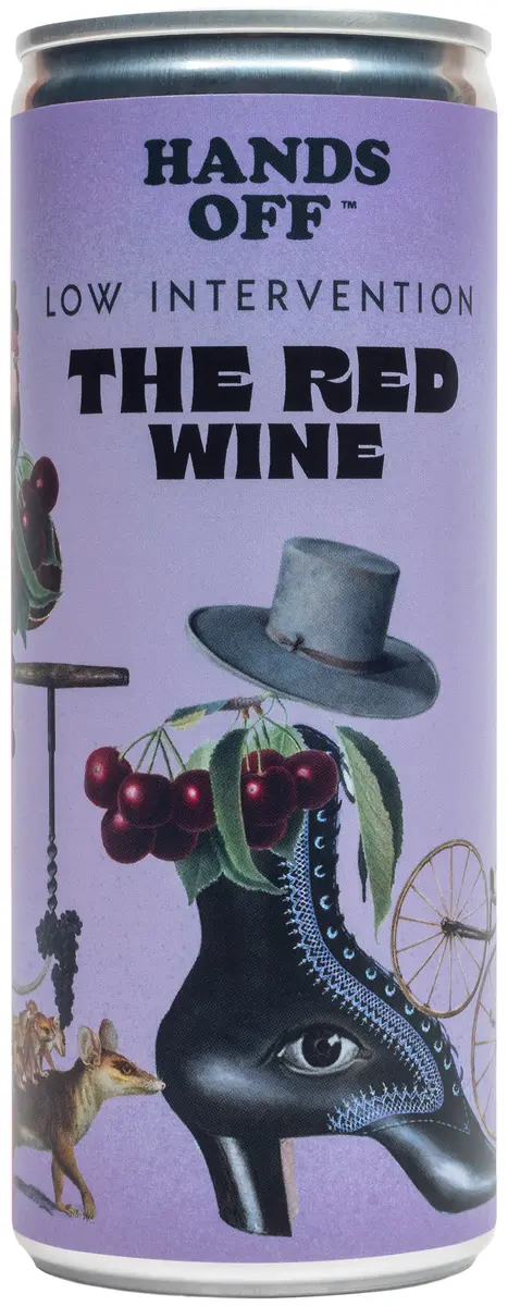 Cans, Hands Off Red  24x187 - Hands Off