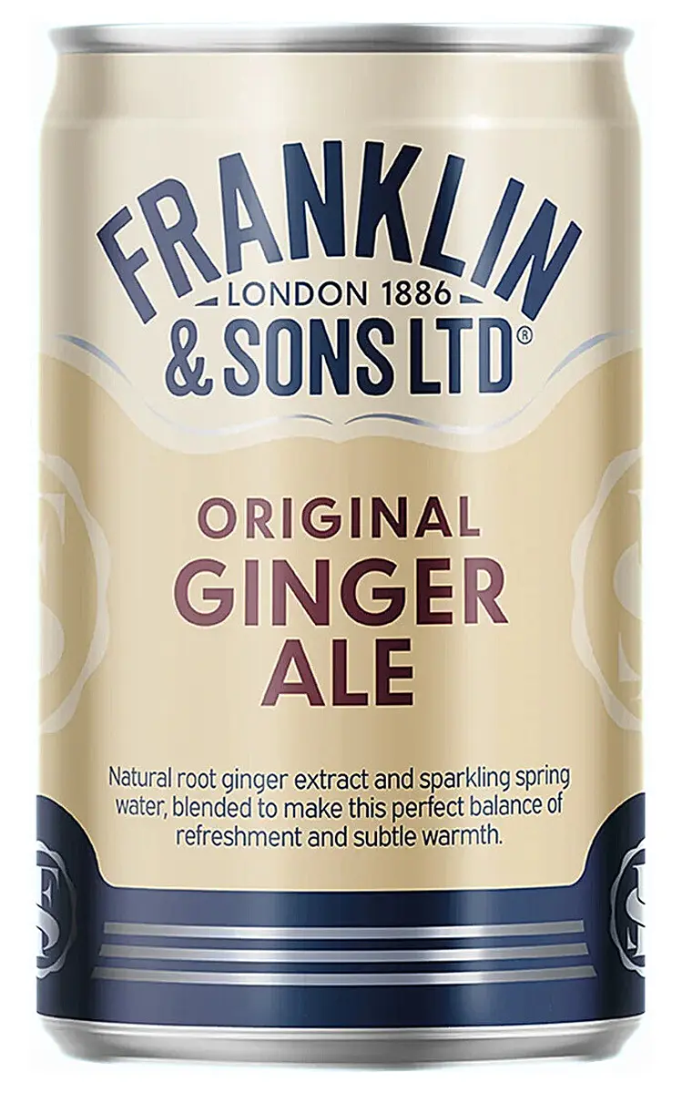 Franklin & Sons Ginger Ale, Cans 24x150ml - Franklin & Sons