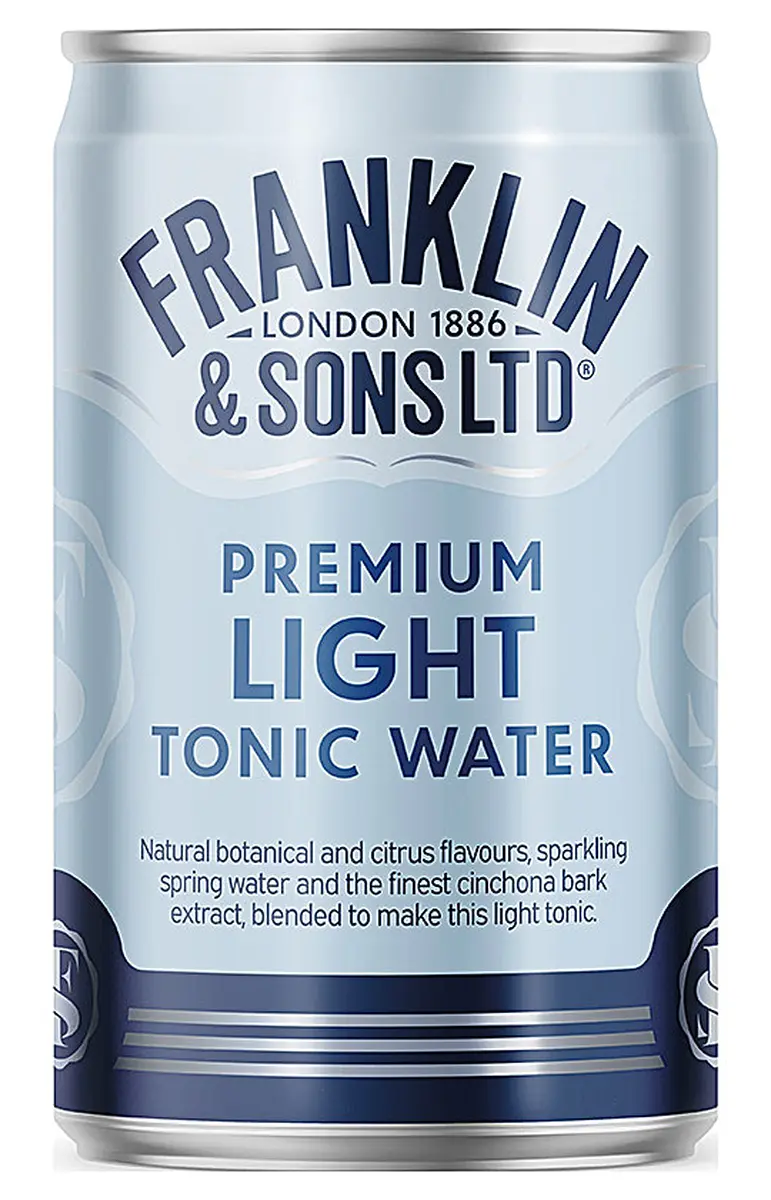 Franklin & Sons Light Tonic, Cans 24x150ml - Franklin & Sons