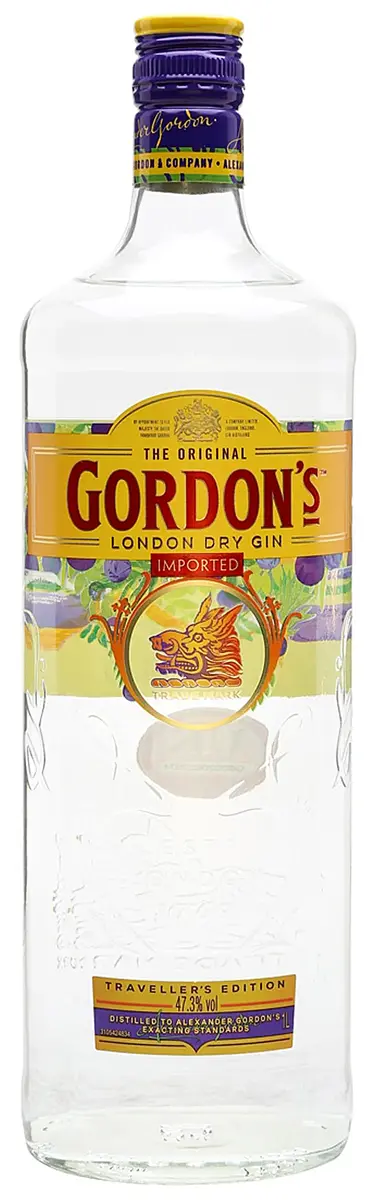 Gordons Yellow Label Export St 47.3%, LITRE - Gordons